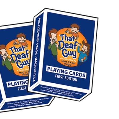 That Deaf Guy Classic Edition Playing Cards Playing Cards