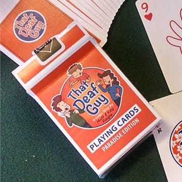 That Deaf Guy Paradise Edition Playing Cards Playing Cards