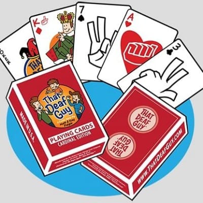 That Deaf Guy Playing Cards (Cardinal Edition) Playing Cards