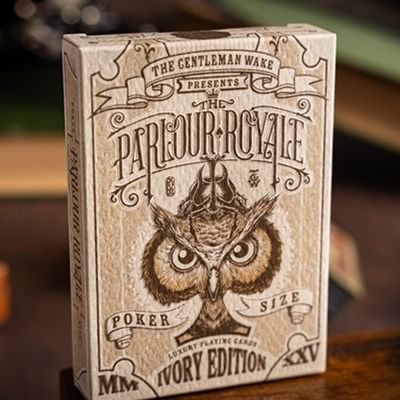 The Parlour Royale Ivory Edition  Playing Cards