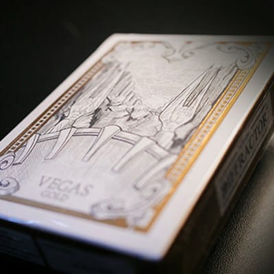 Gold Vegas Diffractor Playing Cards Playing Cards