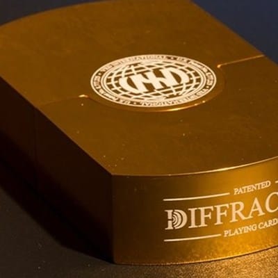 Gold Vegas Diffractor Playing Cards Playing Cards
