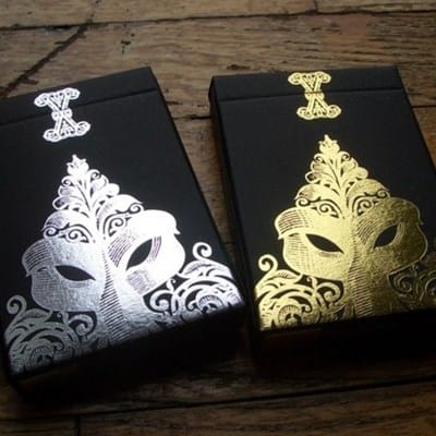 Venexiana Dark Masked Playing Cards