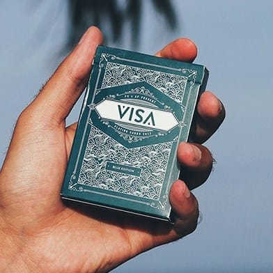 Visa Blue Playing Cards