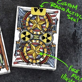 Wasteland Radioactive Playing Cards Playing Cards