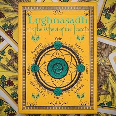 Wheel of the Year Lughnasadh Playing Cards Playing Cards