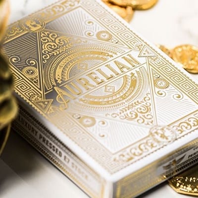 White Aurelians Playing Cards Playing Cards
