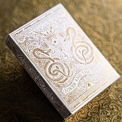 White Gold Edition V3 Joker and the Thief Playing Cards