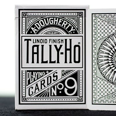 White Tally-Ho  Playing Cards (Circle Back) Playing Cards
