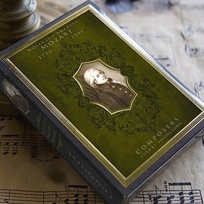 Composers Wolfgang Amadeus Mozart Playing Cards Playing Cards