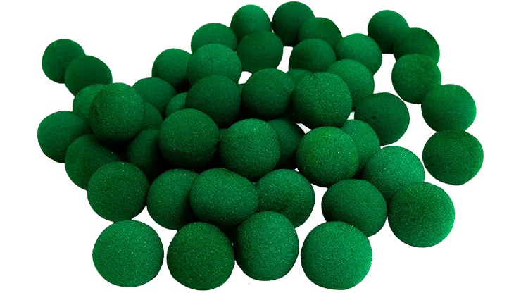1" Super Soft Sponge Ball (Green) Bag of 50 from Magic By Gosh