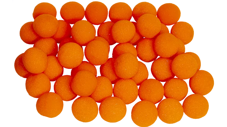 1" Super Soft Sponge Ball (Orange) Bag of 50 from Magic By Gosh