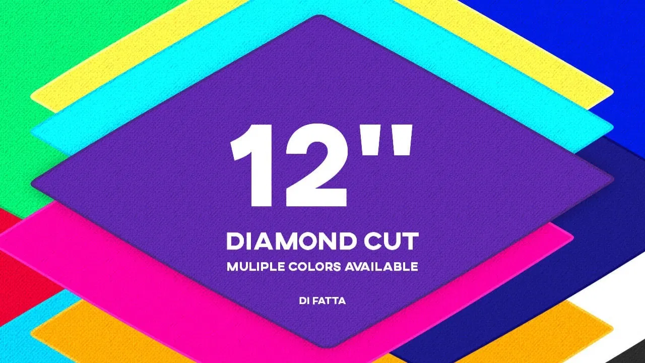 12in Diamond Cut Silk by Di Fatta (Assorted Colors) - image 1