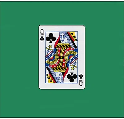 12 inch Card Silk - Queen Of Clubs