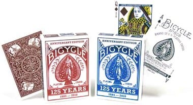 Bicycle 125 Year Anniversary Playing Cards (6 Pack) | Vanishing