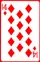 14 of Diamonds Card