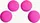 1.5 inch HD Ultra Soft Hot Pink Sponge Ball Set from Magic