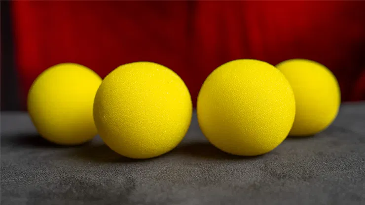 1.5" Reg Sponge Balls (Yellow) - image 3