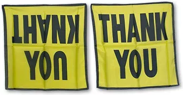 18" 2 pc. Mismade Thank You Silk Set Magic
