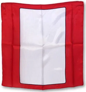 18in Silk Blank Playing Card (Red)
