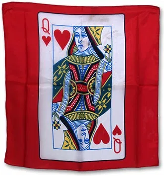 18in Silk Queen of Hearts (Red)