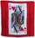 18in Silk Queen of Hearts (Red)