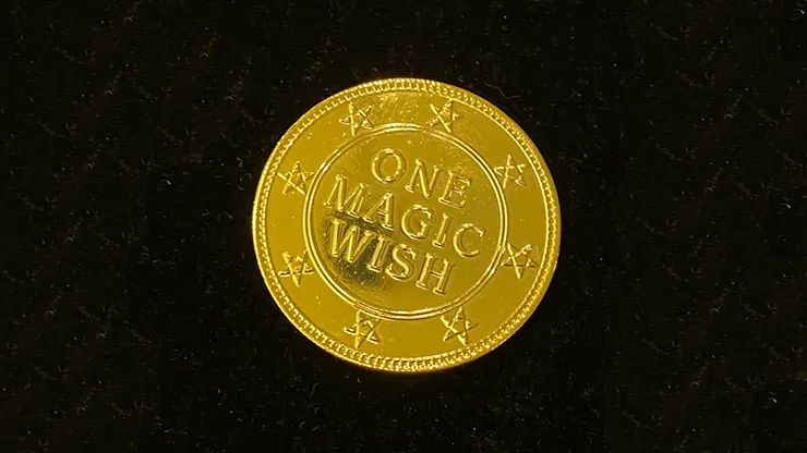 18K Gold Plated Magic Wishing Coin - image 2