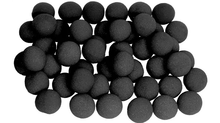 2" Sponge Balls Black (50 pack)