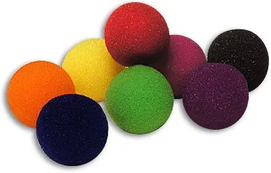 2" Super Soft Sponge Balls- 48 Pack (Mixed) - image 1