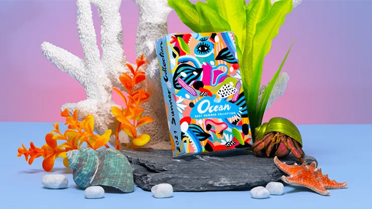 Gilded CardCutz 2021 Summer Collection: Ocean Playing Cards - image 2