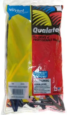 260Q 100 Assorted balloons