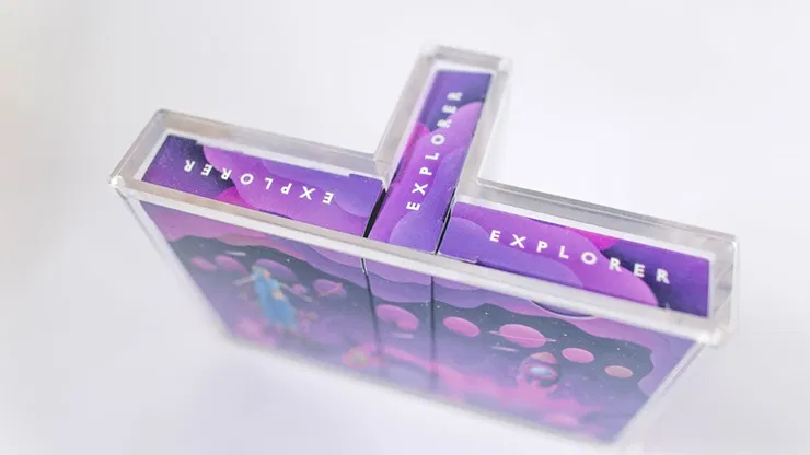 Explorer Playing Cards 3-Deck Display Case - image 2