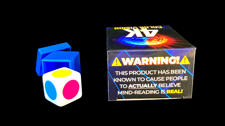 Color Vision Box Magic Trick Pocket Classic Close Up Mentalism Street Magic 