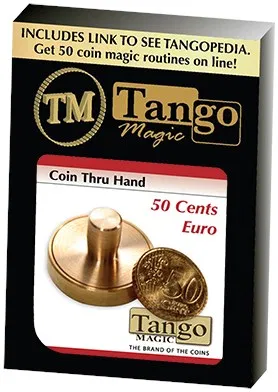50 cents Euro Thru Hand
