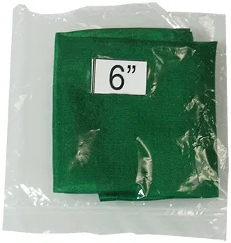 6" Silk Green