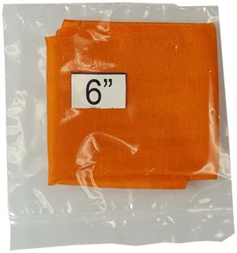 6" Silk Orange
