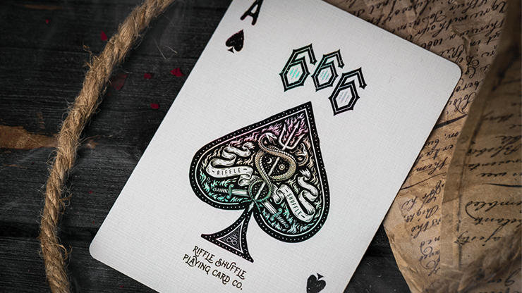 666 Dark Reserves Holographic Foiled Edition Playing Cards - thumbnail 4