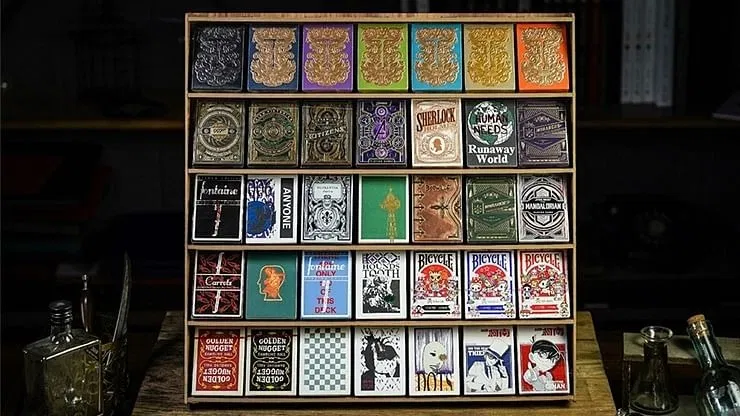 Wooden Playing Card Display Shelf (Multiple Sizes) - image 9