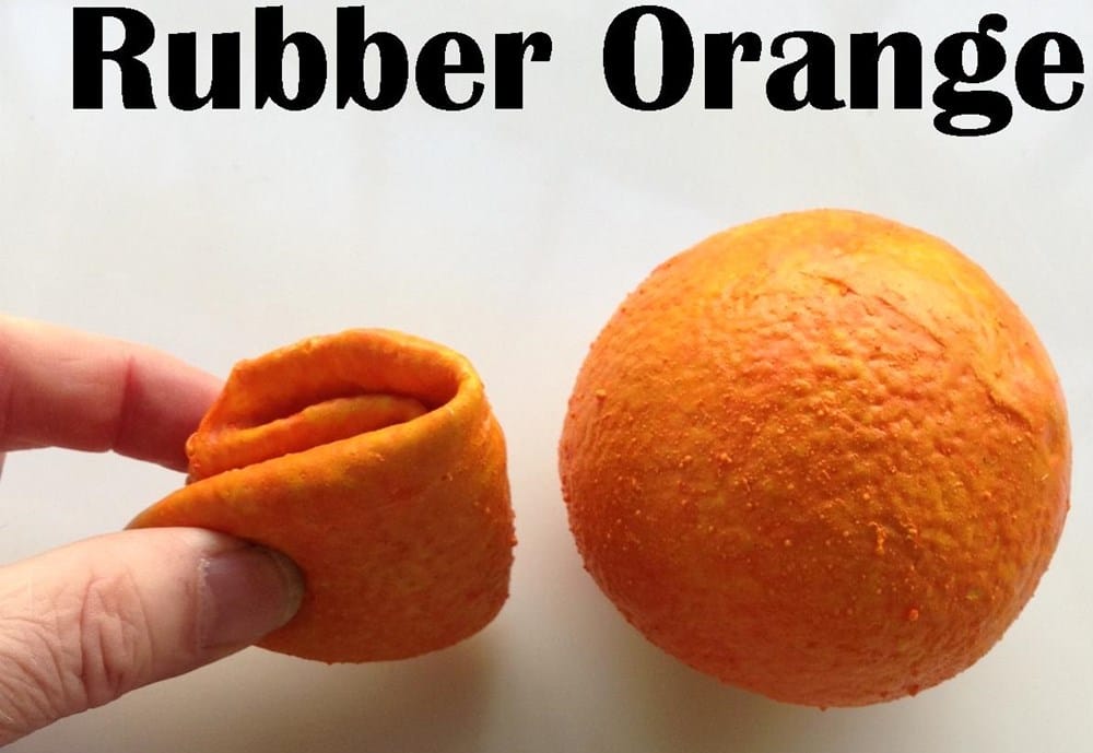 Rubber Fruit - Latex Orange