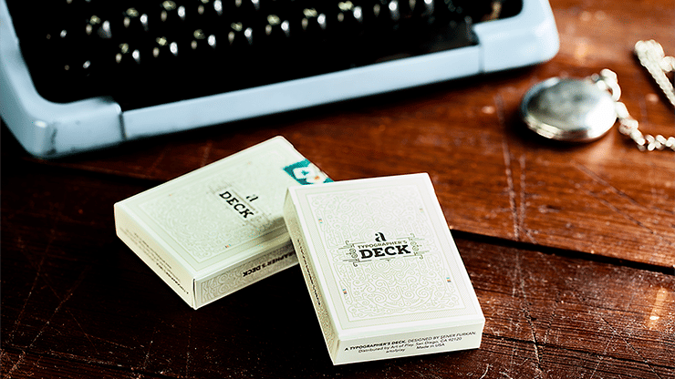 A Typographer S Deck Dan And Dave Buck Vanishing Inc Magic Shop