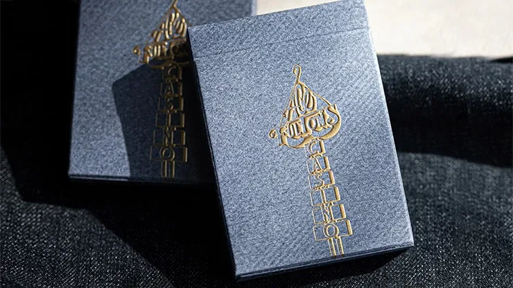 Ace Fulton's Casino Cowboy Denim Playing Cards - image 1