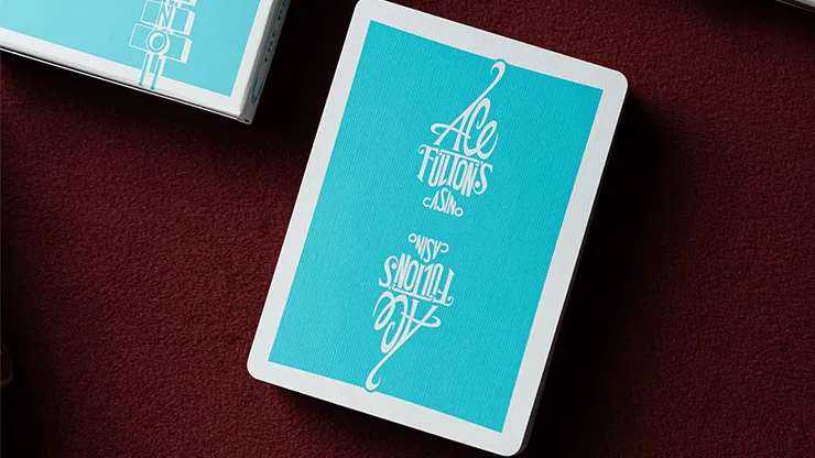 Ace Fulton's Casino: Miami Vice Blue Playing Cards - image 2