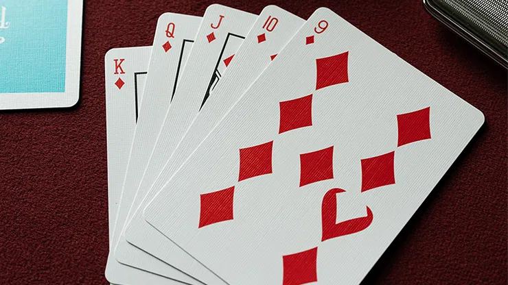Ace Fulton's Casino: Miami Vice Blue Playing Cards - image 3