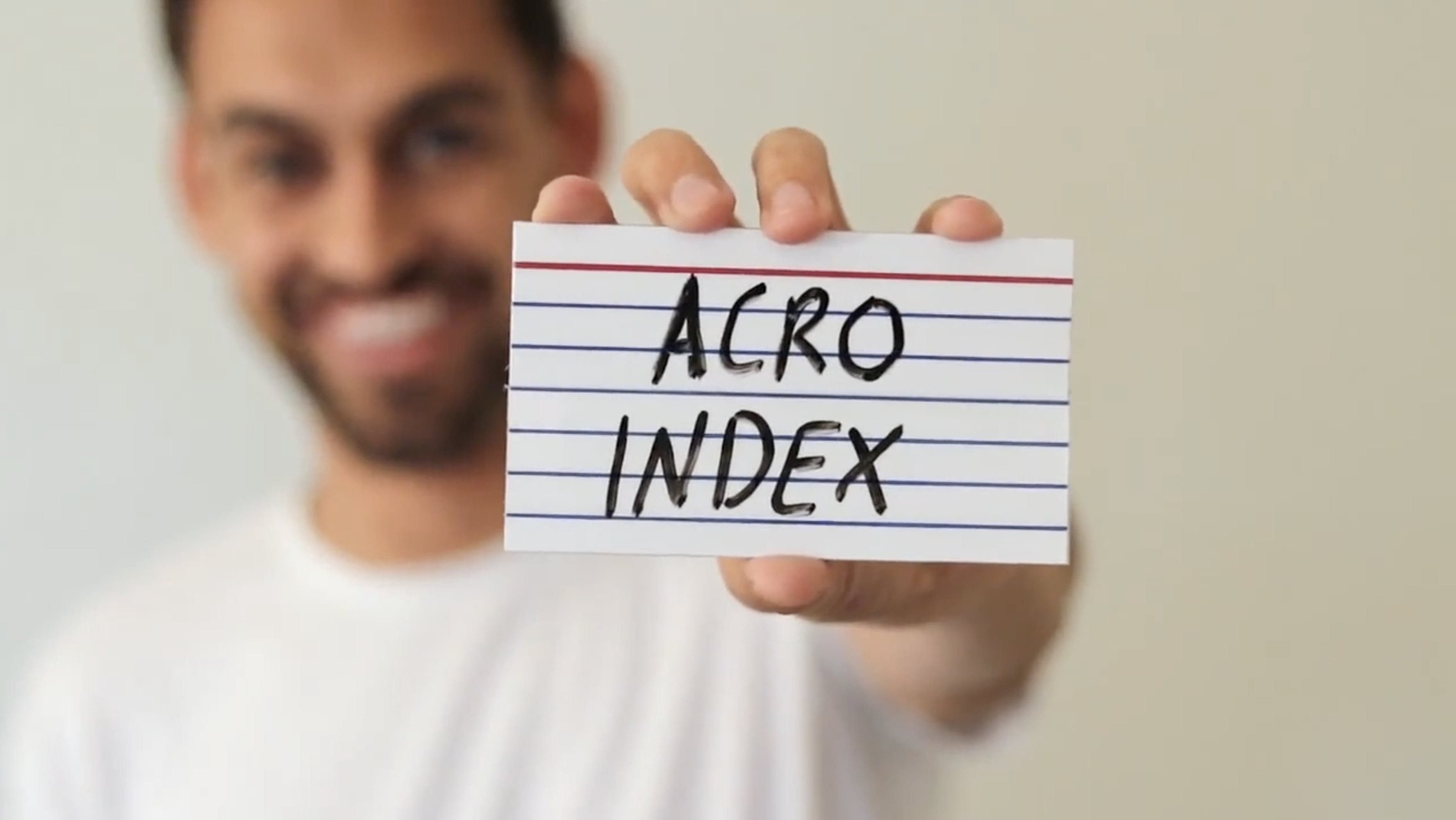 Acro Index Dry Erase