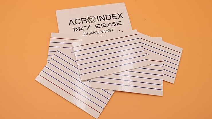 Acro Index Dry Erase