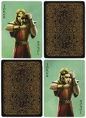 Bicycle Aesir Viking Gods Playing Cards (Gold Edition) - image 2