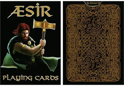 Bicycle Aesir Viking Gods Playing Cards (Gold Edition) - image 1