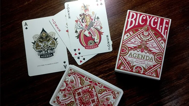 Agenda Red Playing Cards - image 4