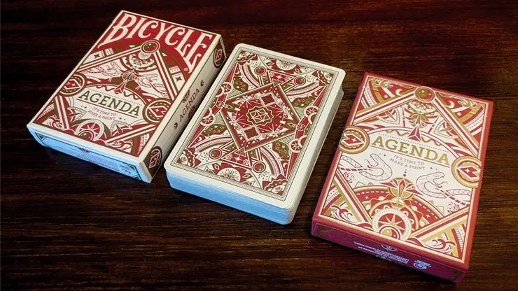 Agenda Red Playing Cards - image 5