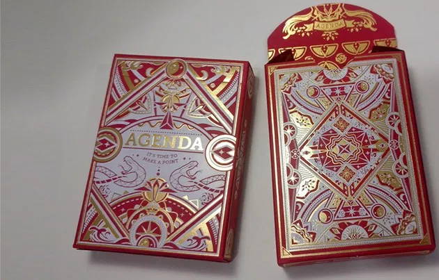 Agenda Red Playing Cards - image 6